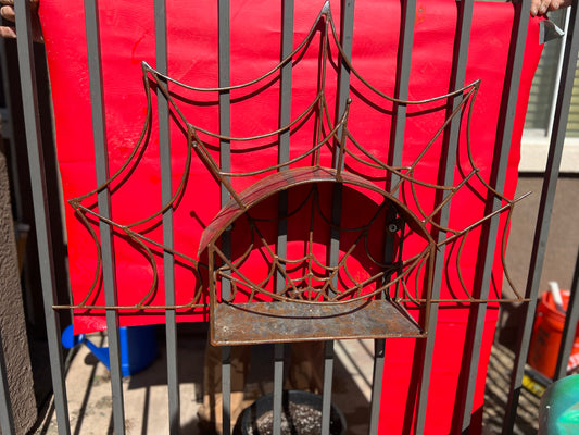 Custom Steel Metal Spiderweb Hose Holder
