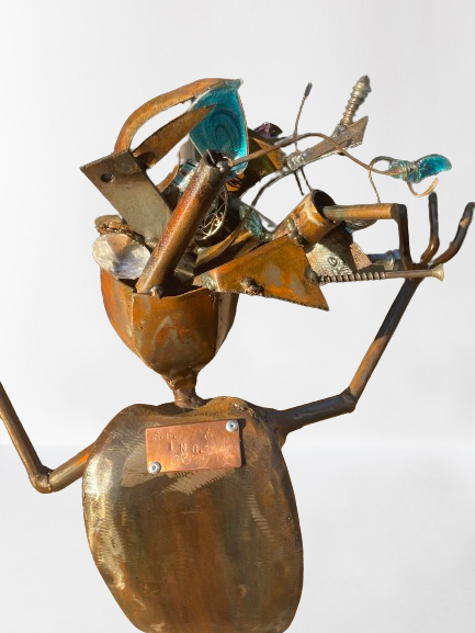 Custom Suicide Stan Alien Metal Art Skateboarding Sculpture