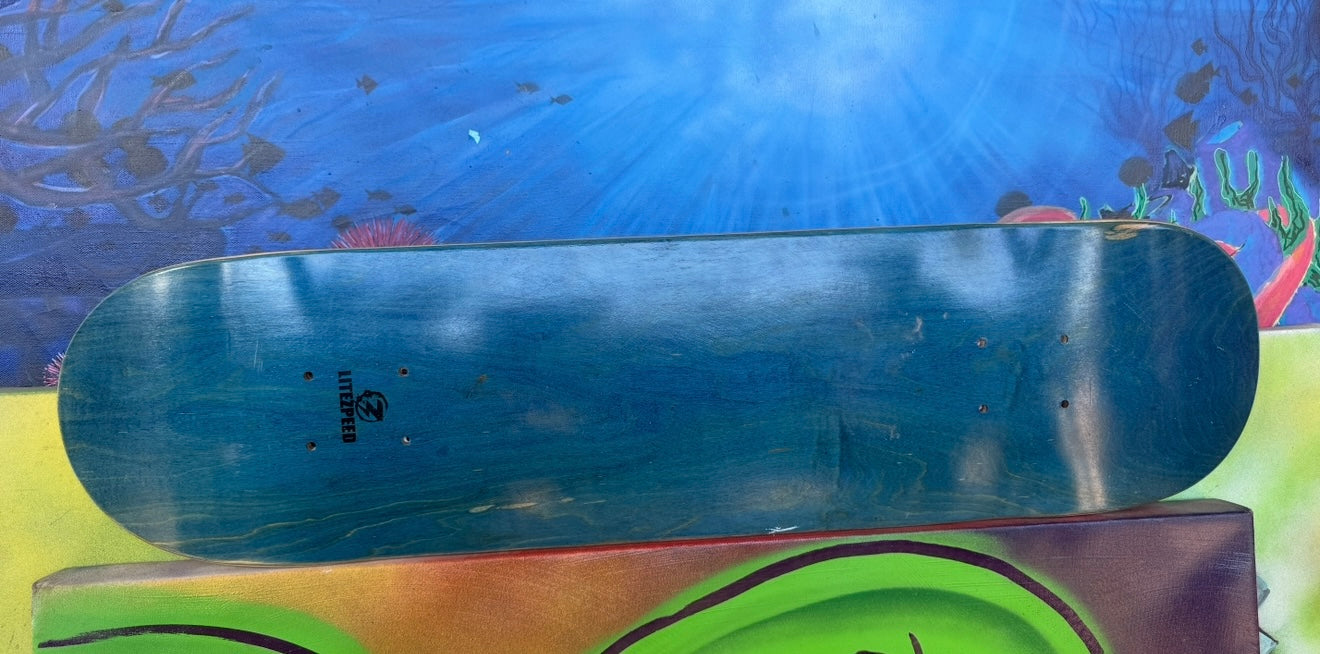 “Create or Collide” – Custom Graffiti Skateboard Deck (31.25”)