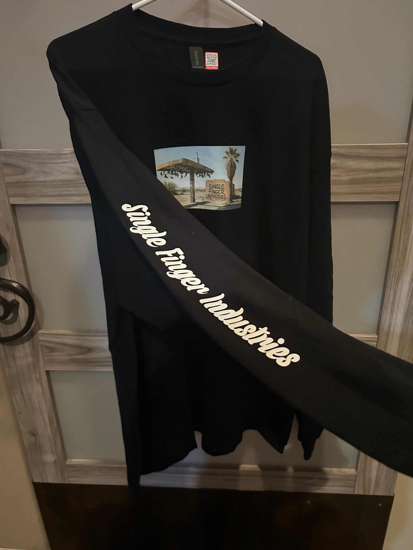 Men’s Rice Road long sleeve black T-shirt size XXL