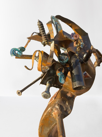 Custom Suicide Stan Alien Metal Art Skateboarding Sculpture