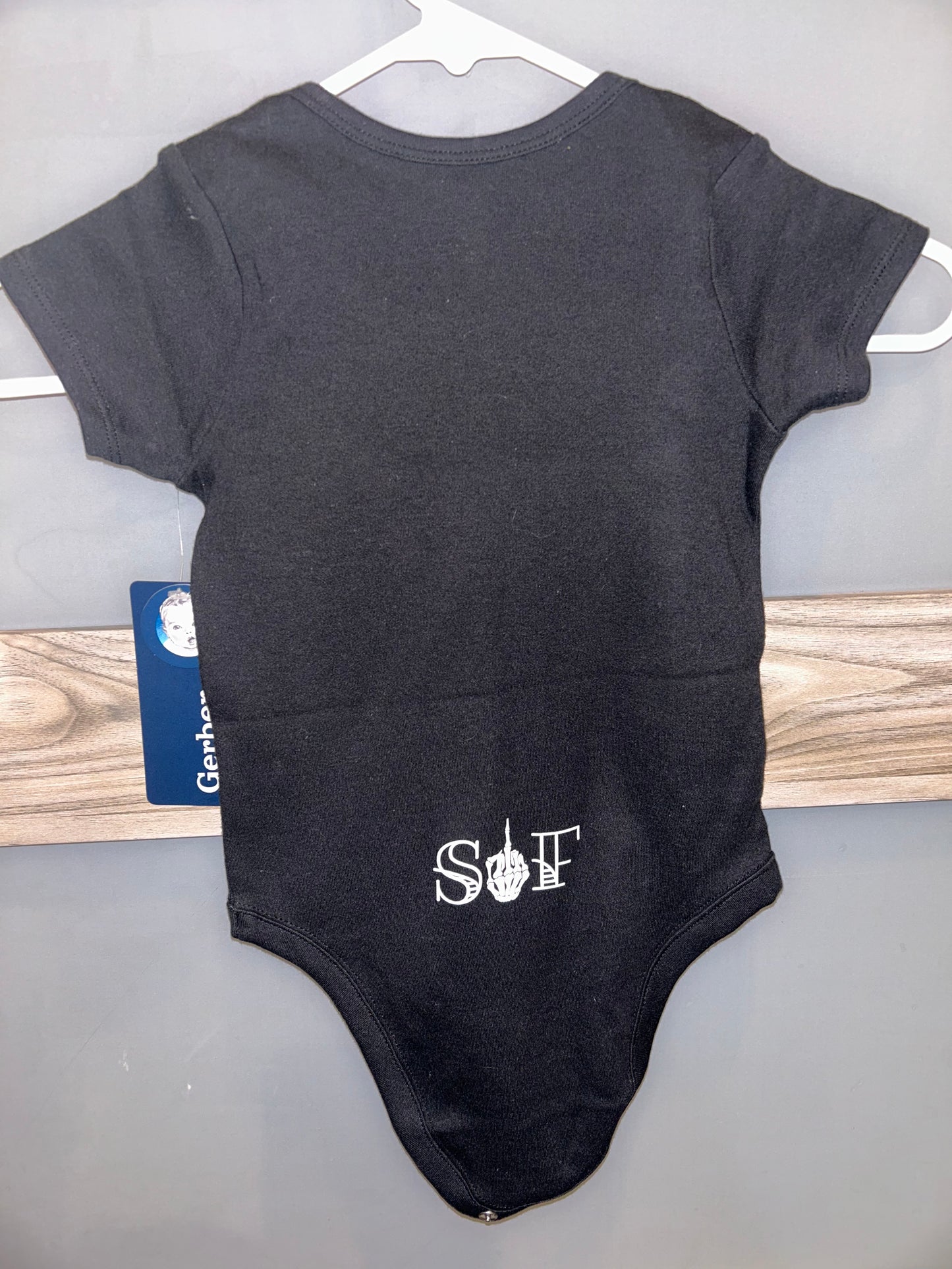 12-18 M single finger industries baby onesie