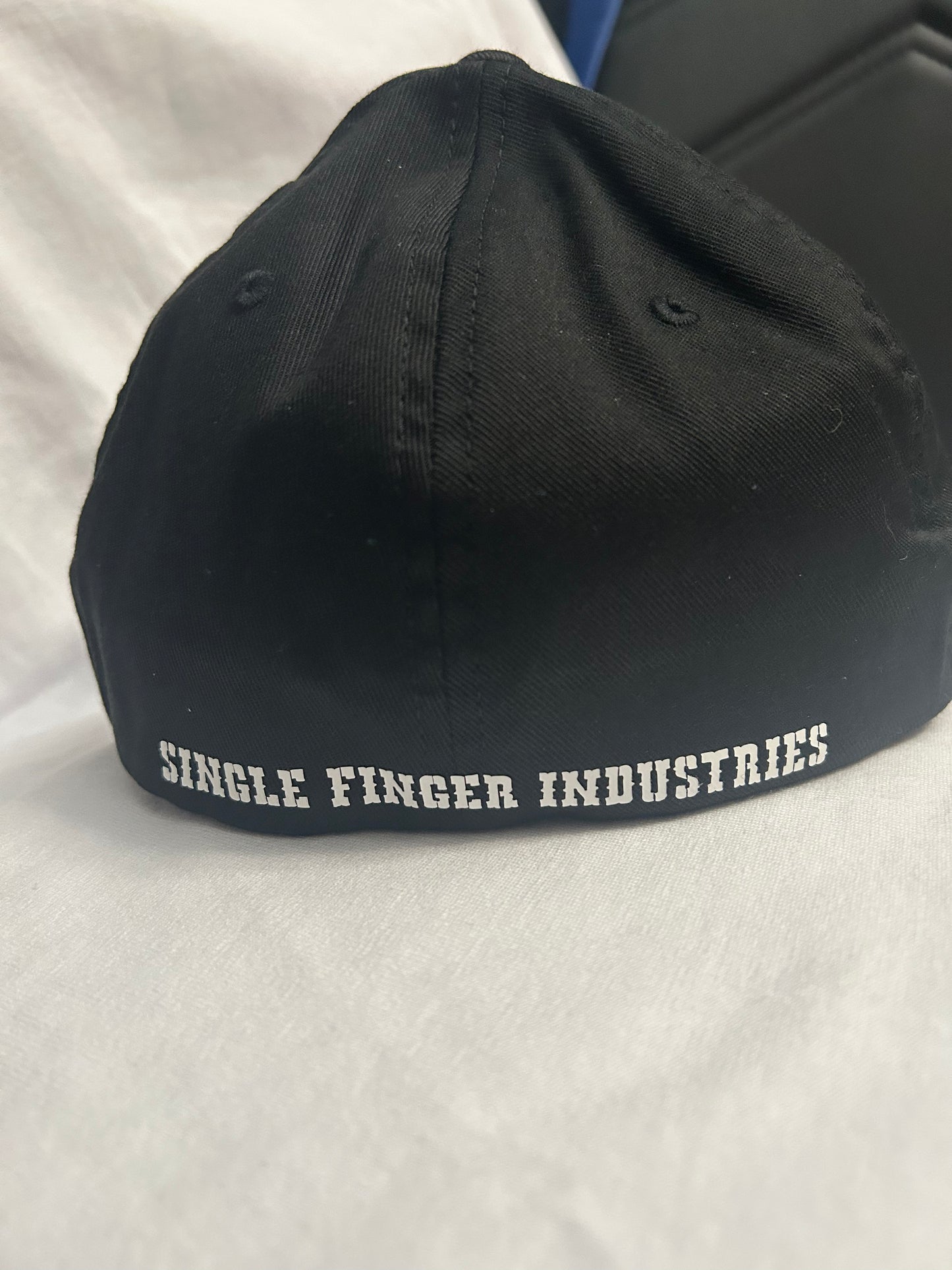 Single Finger Industries pink elephant flex-fit L/XL Hat